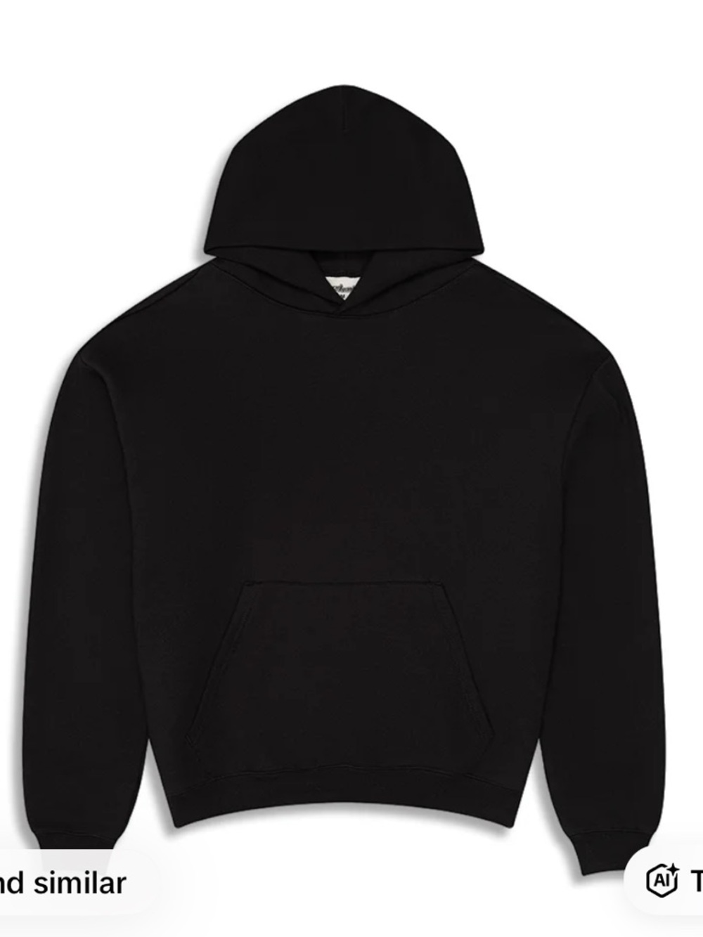 Lucid Blanks 600 GSM "Black" Core Hoodie
